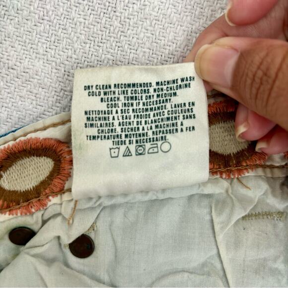 Rare Vintage Retro Flare Collectible Embroidered Joe’s Jeans 1971 USA Made Sz 29 - Picture 6 of 11